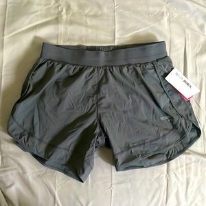 Running Room gray Rrrx running shorts. New with tags!